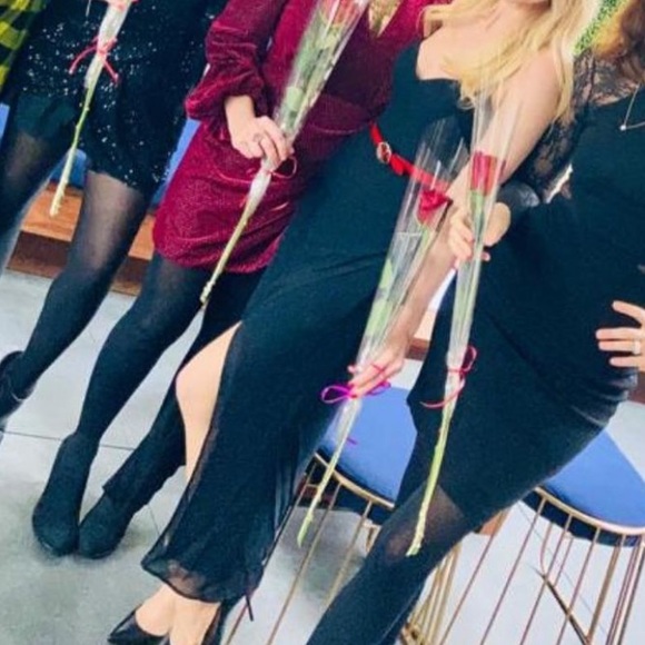 Reformation Kourtney Dress in Black - size 0 - Picture 6 of 10